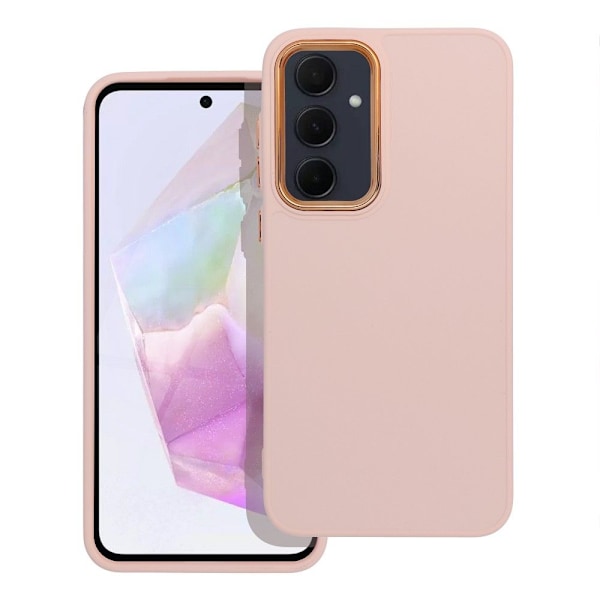 Galaxy A35 Mobilskal Frame - Rosa Svart