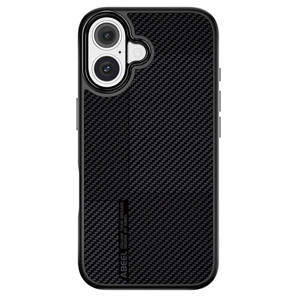 ABEEL CF-Lyocell Series Mobilskal till iPhone 16 MagSafe Microfiber Grå