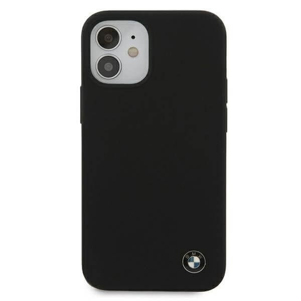 BMW Case Silikon Signature iPhone 12 mini 5,4" skal Svart Svart