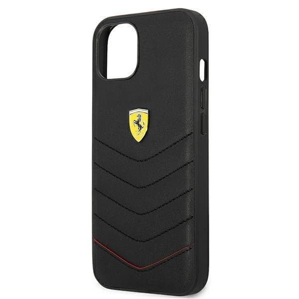 Ferrari Skal iPhone 13 Mini Off Track Quilted - Musta Black