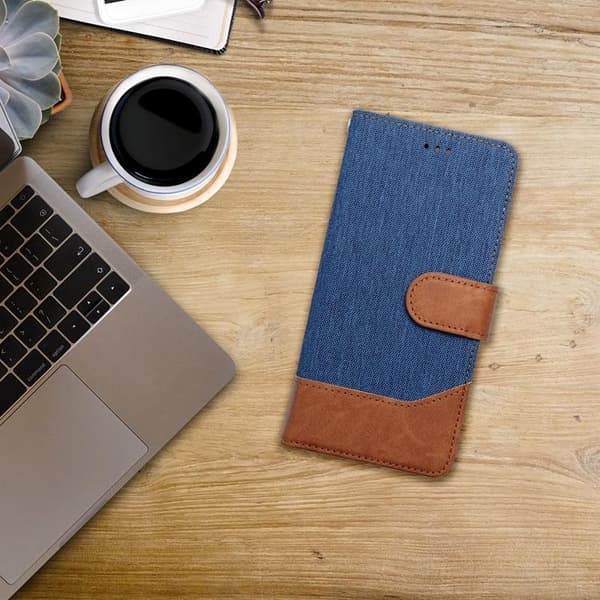 Galaxy A51 Plånboksfodral Jeans - Blå Blå