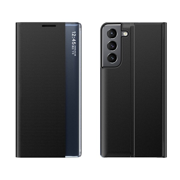 Galaxy S23 Plus Fodral Sleep Flip - Svart Svart