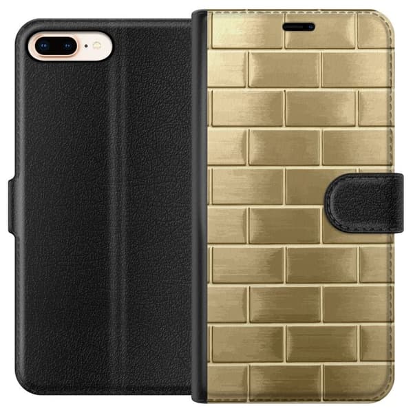 Pung Taske til Apple iPhone 7 Plus med gyldne mursten