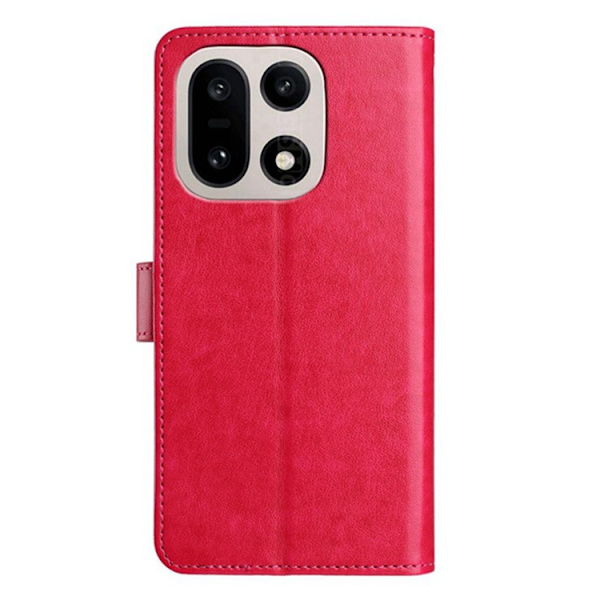 OnePlus 15 5G Plånboksfodral Folio Flip Konstläder Rosa