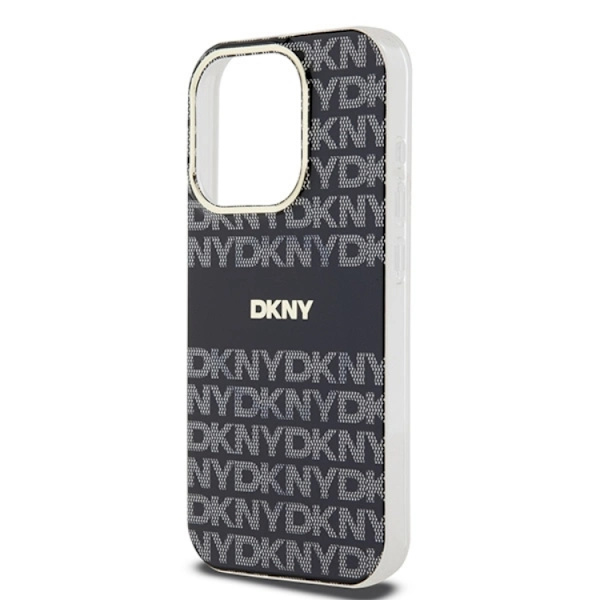 DKNY iPhone 13 Pro/13 Mobilskal Magsafe IML Mono & Stripe - Svart Svart