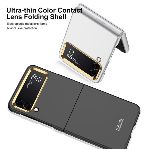 GKK Galaxy Z Flip 4 Cover Ultra Thin - Hvid