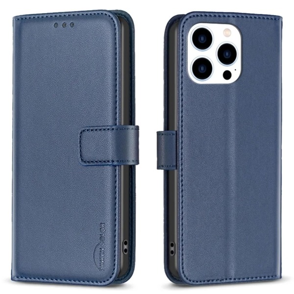 BINFEN COLOR iPhone 15 Pro Max -lompakkokotelo - sininen