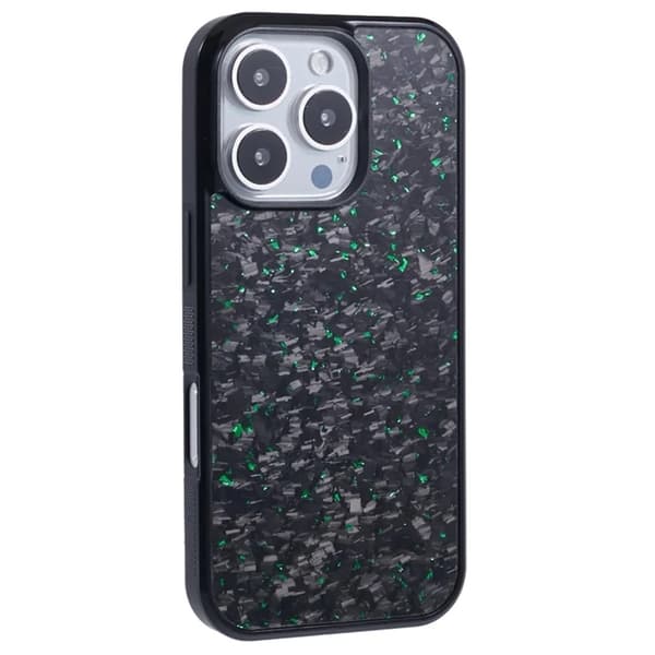 Mobilskal till iPhone 16 Pro Max Aramid Fiber Forged - Grön Grön