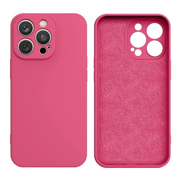 iPhone 14 Plus Skal Silicone - Fuchsia Rosa