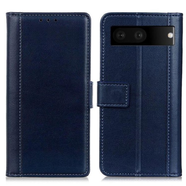 Google Pixel 7 Wallet Case PU nahka - sininen