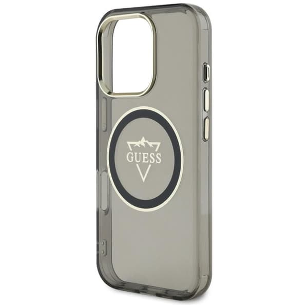 Guess Telefontaske til iPhone 16 Pro Max MagSafe IML Mountain Logo - Sort Black
