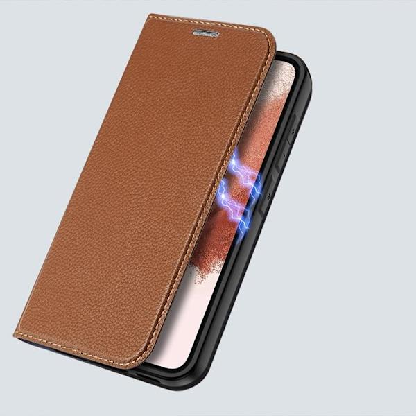 Dux Ducis Galaxy S23 Plus Plånboksfodral Skin X2 - Brun