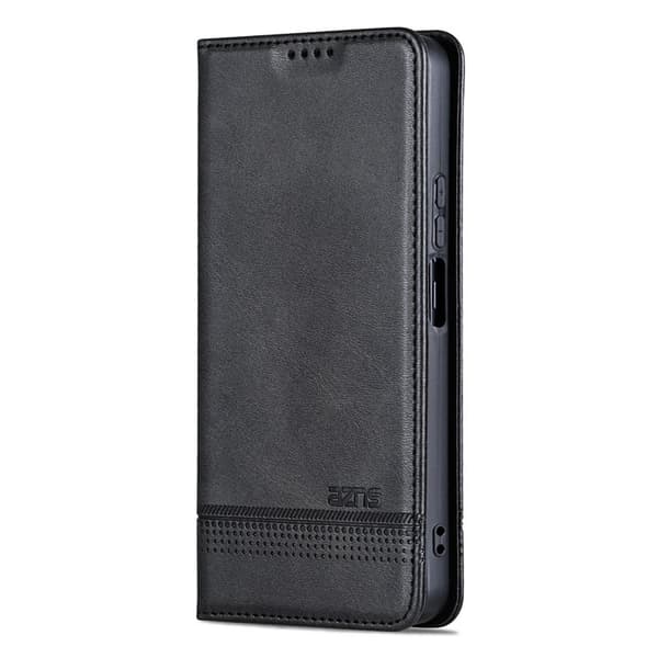 AZNS Samsung Galaxy A06 Plånboksfodral Konstläder - Svart