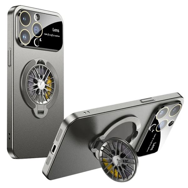 Mobilskal till iPhone 15 Pro Max Magsafe Hard PC - Titan Grå
