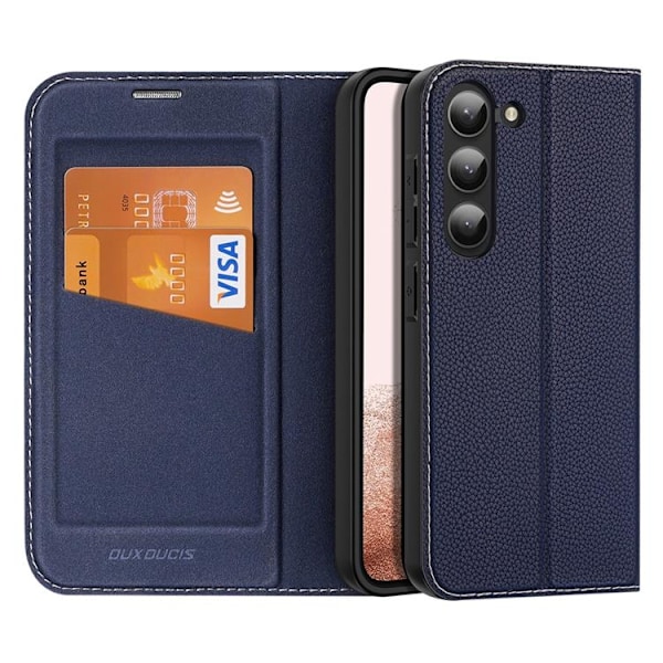 Dux Ducis Galaxy S23 Plus Plånboksfodral Skin X2 - Blå