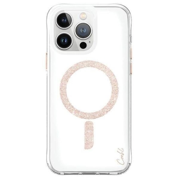 UNIQ iPhone 15 Pro Mobilskal Magsafe Coehl Glace - Rosa Guld