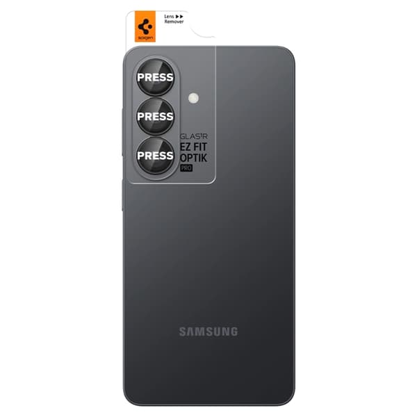 Spigen [2-Pack] Kameraskydd Härdat Glas För Galaxy S26 Plus - Svart Svart