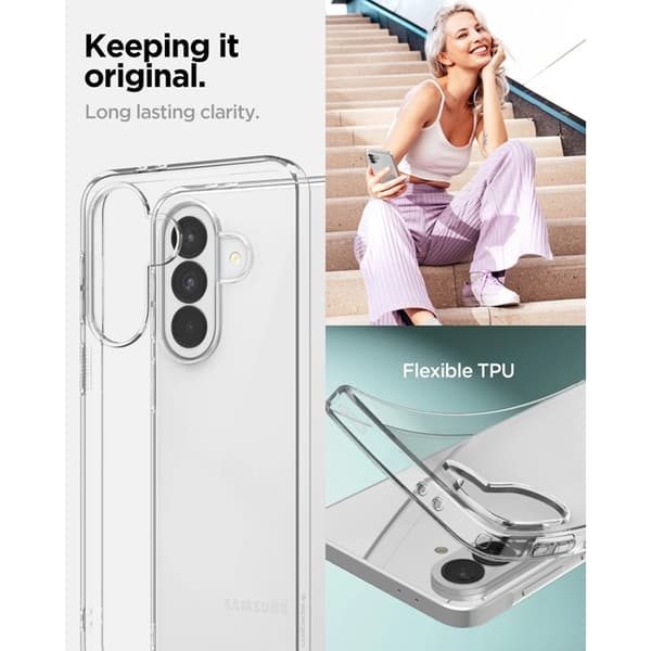 Spigen Mobilskal För Galaxy A37 5G Liquid Crystal - Clear Transparent