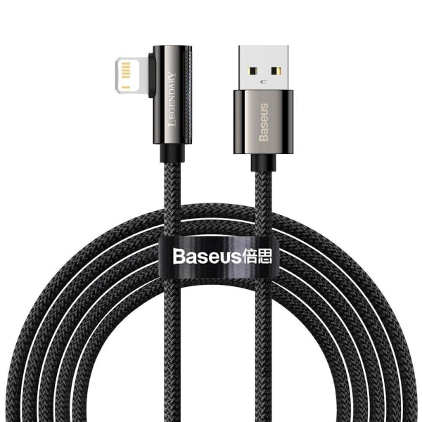 Baseus Mobile Game Lightning Kabel USB 2.4A 1m - Sort Black