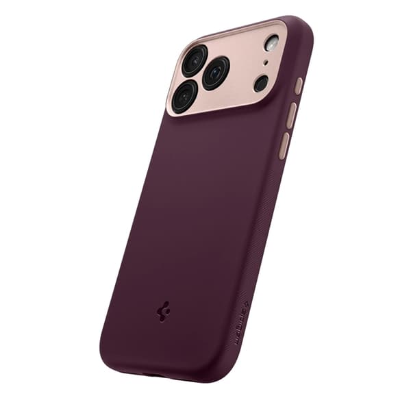 Spigen Telefontaske til iPhone 17 Pro Magsafe Nano Pop - Bourgogne Bean Lila