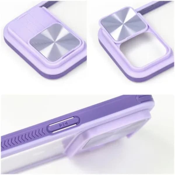 Telefontaske til iPhone 14 Pro Max Slider - Lilla Lila