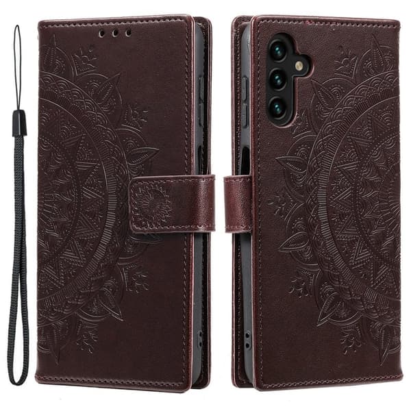 Samsung Galaxy S26 Plus Plånboksfodral Impr. Totem Konstläder - Brun
