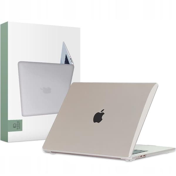 Tech-Protect Skal För Macbook Air 15 Softshell - Matte Svart