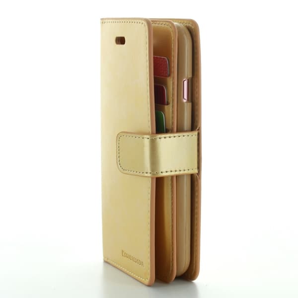 CoveredGear iPhone 6/6S plånboksfodral Liberty - Guld Guld