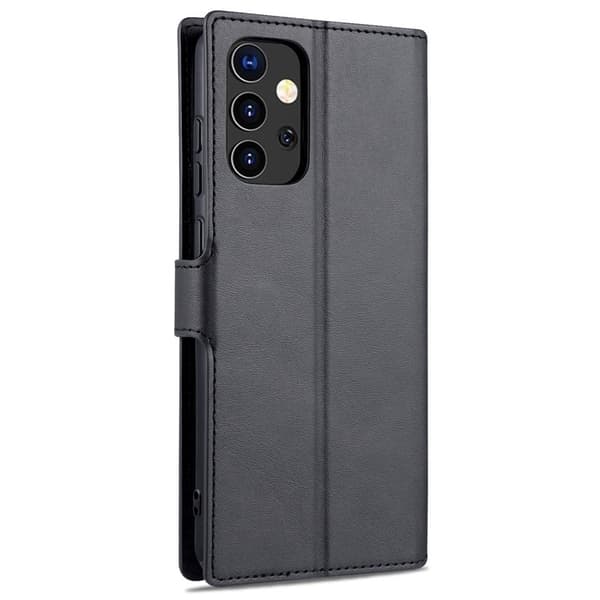 AZNS Samsung Galaxy A52 4G/5G Plånboksfodral Konstläder - Svart