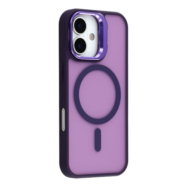 Mobilskal till iPhone 17 MagSafe Lins Kickstand - Lila Lila