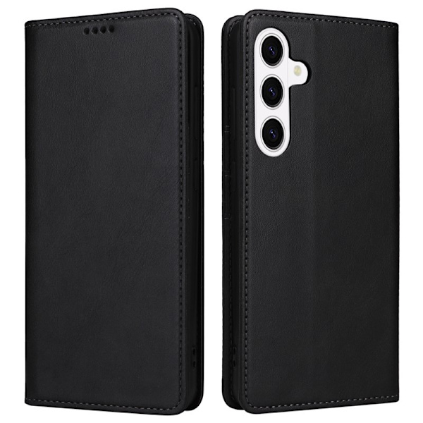 Plånboksfodral för Samsung Galaxy S26 Plus RFID Blocking Konstläder - Svart