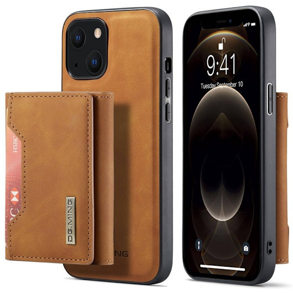 DG.MING M2 Series Mobilskal till iPhone 14 Shockproof Brun