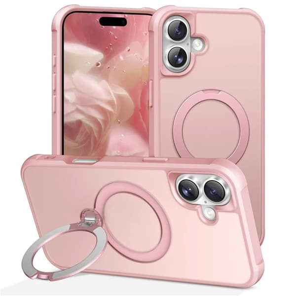 Mobilskal till iPhone 17 Pro MagSafe Kickstand TPU + PC - Rosa Rosa