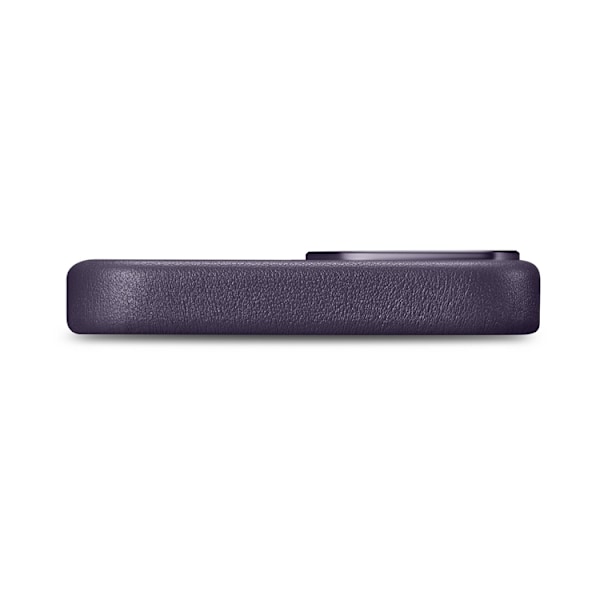iCarer iPhone 14 Skal MagSafe Äkta Läder - Mörklila