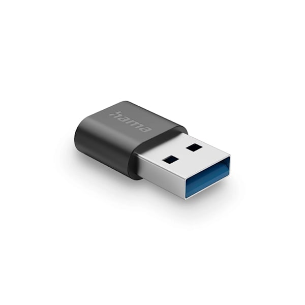 Hama USB-C til USB-A-adapter USB 3.2 10 Gbps Black