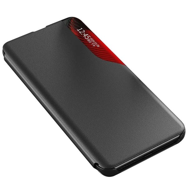 Galaxy A24 4G Mobilfodral View Flip Stand - Svart Black