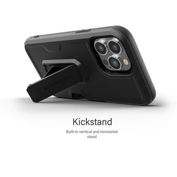 Ghostek Iron Armor -kuori iPhone 13 Pro Maxille - Musta Black