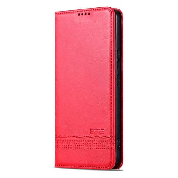 AZNS Samsung Galaxy A36 5G Plånboksfodral Konstläder - Röd