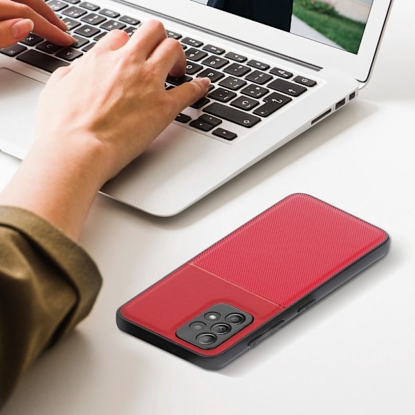 Galaxy A52s/A52 5G/A52 4G Cover Forcell Noble - Rød Röd