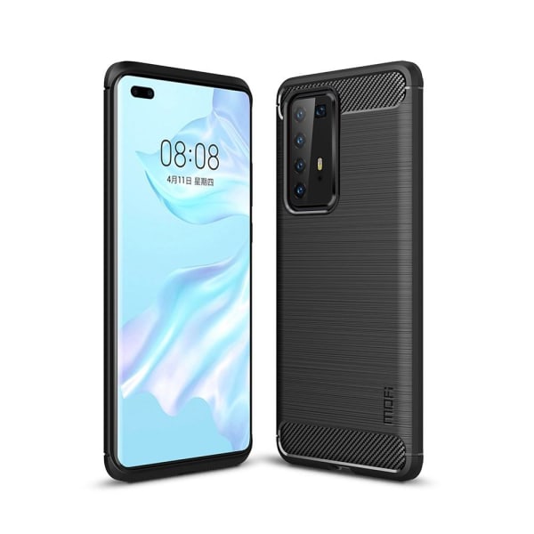 Carbon Fiber mobilskal till Huawei P40 Pro - Svart Svart