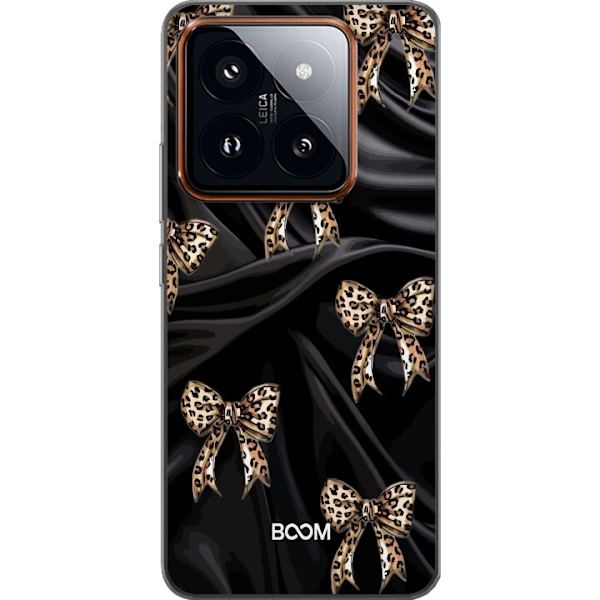 Mobilcover til Xiaomi 14 Pro med Leopard Bow