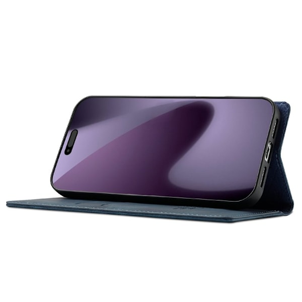 LC.IMEEKE iPhone 17 Pro Plånboksfodral Konstläder- Blå