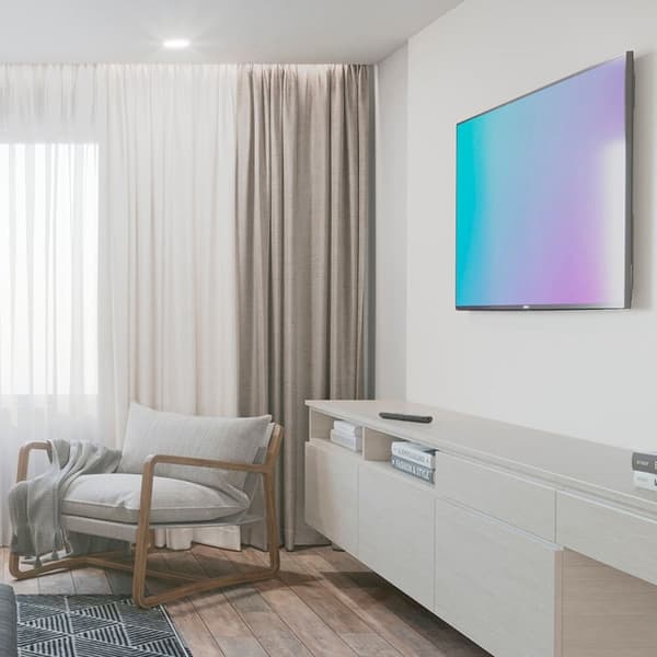 HAMA TV Vægmontering Fast VESA op til 400x400 75" Sort