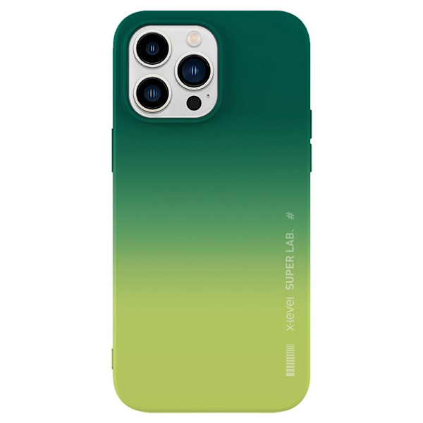 X-LEVEL Mobilskal till iPhone 15 Pro Rainbow Shockproof Gul
