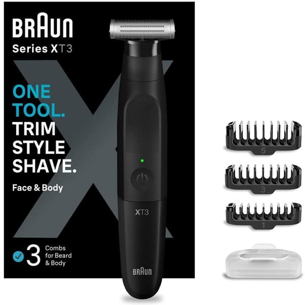 Braun Hybridtrimmer XT3100 3-kammar Svart