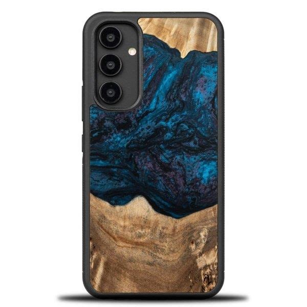 Bewood Galaxy A54 5G -puhelimen kuori Unique Neptune - tummansininen/musta