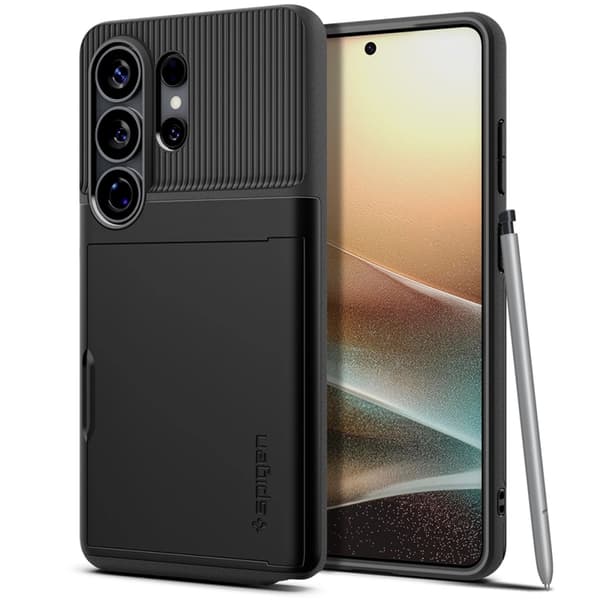 Spigen Mobilskal För Galaxy S26 Ultra Slim Armor CS - Svart Svart