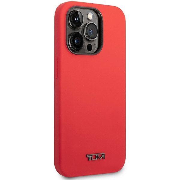 Tumi Mobilskal till iPhone 14 Pro Max MagSafe Liquid Silicone - Röd