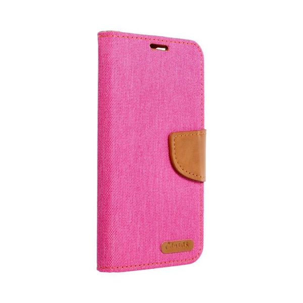 Xiaomi Redmi Note 13 5G Plånboksfodral Canvas - Rosa
