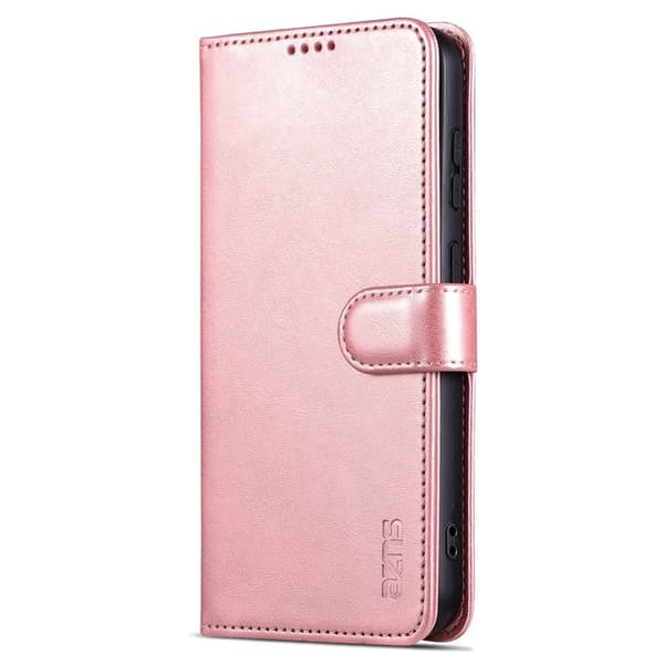 AZNS Samsung Galaxy S24 FE Plånboksfodral Konstläder - Roséguld